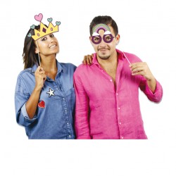 Photo Booth Unicorno - 8 elementi - Big Party