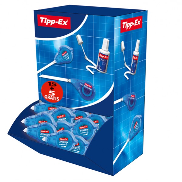 Correttore a nastro Easy Refill - 5 mm x 14 mt - Tipp-Ex - 15 + 5 pezzi Correttore a nastro Easy Refill - 5 mm x 14 mt - Tipp-Ex - 15 + 5 pezzi