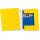 Cartella 3 lembi con elastico WOW - 25 x 35 cm - dorso variabile - cartoncino plastificato - giallo - Leitz