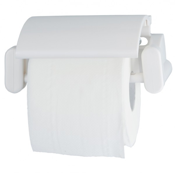 Portarotolo carta igienica ABS - 17 × 11,7 × 7 cm - bianco - Medial Portarotolo carta igienica ABS - 17 × 11,7 × 7 cm - bianco - Medial