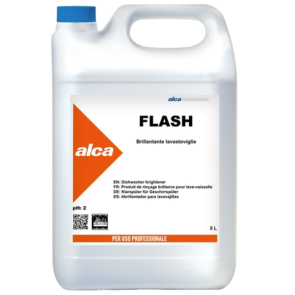 Brillantante lavastoviglie flash - tanica 5 litri - Alca Brillantante lavastoviglie flash - tanica 5 litri - Alca
