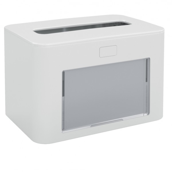 Dispenser personalizzabile - per tovaglioli interfogliati - bianco - Papernet Dispenser personalizzabile - per tovaglioli interfogliati - bianco - Papernet