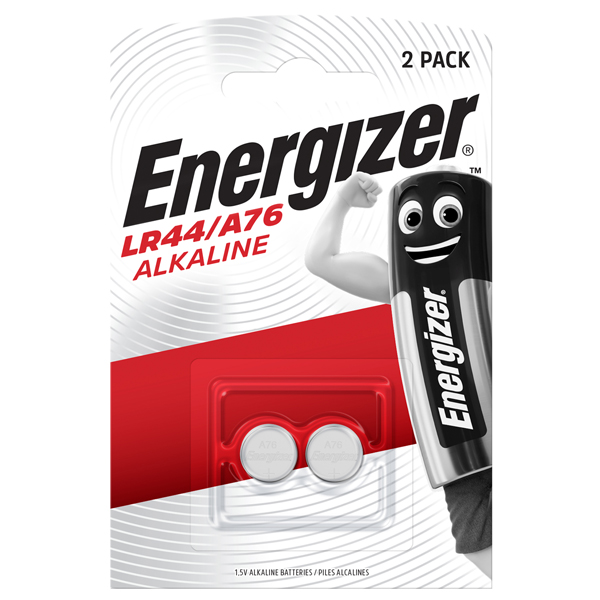 Micropila LR44 - 1,5V - a pastiglia - alcalina - A76 - Energizer - blister 2 pezzi Micropila LR44 - 1,5V - a pastiglia - alcalina - A76 - Energizer - blister 2 pezzi