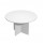 Tavolo riunione Easy - 4 posti - diametro 120 cm - altezza 72 cm - bianco