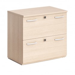 Classificatore Agorà - 2 cassetti - per cartelle sospese - 80 x 46 x 73 cm - rovere