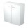 Armadio modulare - basso a 2 ante battenti - 90 x 44 x 85 cm - bianco
