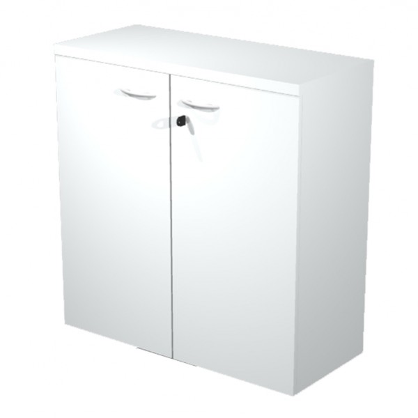 Armadio modulare - basso a 2 ante battenti - 90 x 44 x 85 cm - bianco Armadio modulare - basso a 2 ante battenti - 90 x 44 x 85 cm - bianco