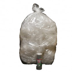 Sacchi - 70 x 110 cm - 110 L - 22 micron - MDPE/HDPE - trasparente neutro - Rolsac - conf. 10 pezzi