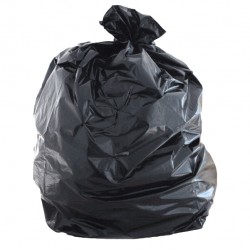 Sacchi - 90 x 120 cm - 130 L - 50 micron - MDPE/HDPE - nero - Rolsac - scatola 200 pezzi