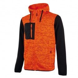 Felpa da lavoro Rainbow - taglia L - arancione fluo - U-Power
