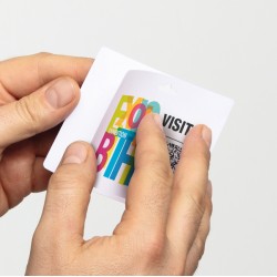 Portanome su foglio A4 - 97 x 86 mm - 120 gr - Durable - conf. 100 fogli