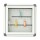 Bacheca murale portachiavi - 25 posti - 30 x 30 cm - Metalplus