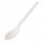 Cucchiaio monouso in CPLA - 16 cm - bianco - Leone - conf. 50 pezzi
