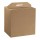 Scatola panettone + bottiglia - liscio - 33 x 25 x 35 cm - avana - Scotton