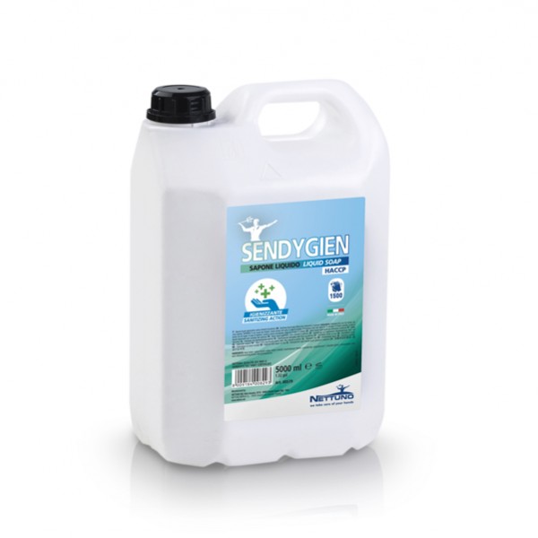 Sapone igienizzante Sendygien - 5 L - Nettuno Sapone igienizzante Sendygien - 5 L - Nettuno