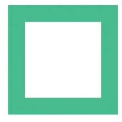 Fustella - motivo quadrato - dim. sagoma 25 mm - Deco