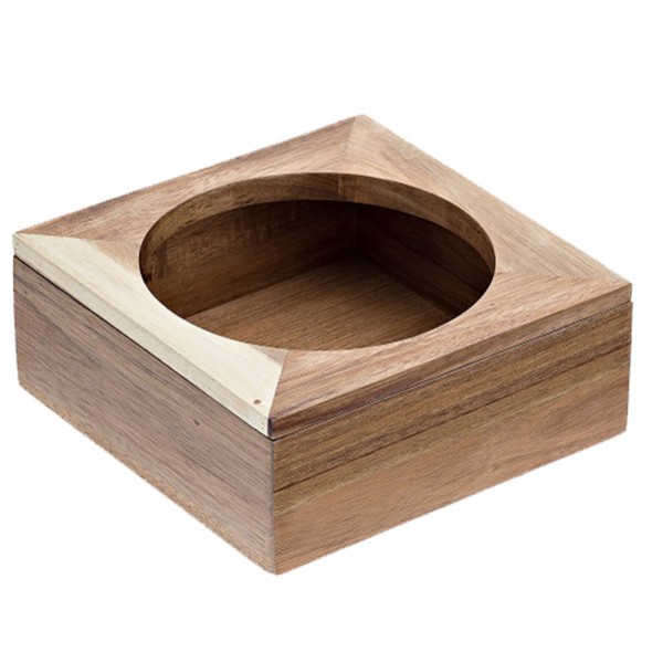 Supporto caraffa - in bamboo - 20x20x8 cm - colore naturale - Leone Supporto caraffa - in bamboo - 20x20x8 cm - colore naturale - Leone