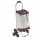 Trolley spesa Trio - 25 L - beige / noce - King Collection