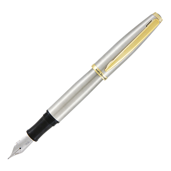 Penna stilografica Aldo Domani - punta M - fusto silver - Monteverde Penna stilografica Aldo Domani - punta M - fusto silver - Monteverde