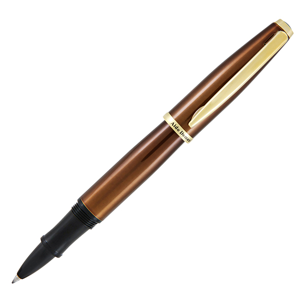 Penna roller Aldo Domani - punta M - fusto tabacco - Monteverde Penna roller Aldo Domani - punta M - fusto tabacco - Monteverde