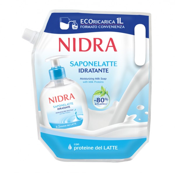 Sapone liquido mani - ecoricarica 1 L - Nidra Sapone liquido mani - ecoricarica 1 L - Nidra
