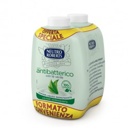 Ricarica bis sapone liquido Antibatterico - 400 ml - Neutro Roberts