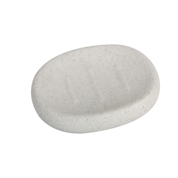Portasapone linea Stone - bianco - King Collection Portasapone linea Stone - bianco - King Collection