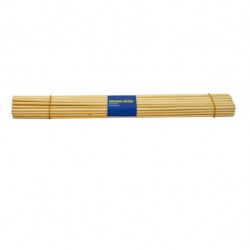 Bastoncini in legno - colore naturale - 40 cm x 4 mm - DECO - conf. 50 pezzi