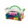 Perle in plastica - 2 cm - colori e forme assortiti - CWR - bauletto 140 pezzi