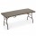 Tavolo Horeca - pieghevole - 74 x 76 x 183 cm - acciaio/HDPE - noce - Garden Friend