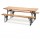 Set birra pieghevole - legno/verde scuro - Garden Friend - set 3 elementi