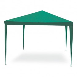 Gazebo Facile - 3 x 3 m - acciaio/PL - verde - Garden Friend