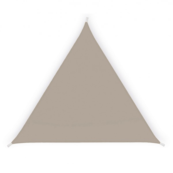 Tenda a vela triangolare ombreggiante - 5 x 5 x 5 m - PL - tortora - Garden Friend