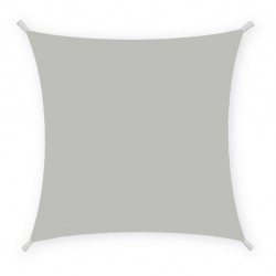Tenda a vela quadrata ombreggiante - 3 x 3 m - PL - cenere - Garden Friend