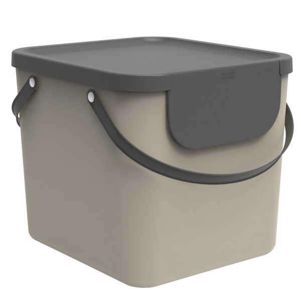 Pattumiera Albula - 40 L - cappuccino - Rotho Pattumiera Albula - 40 L - cappuccino - Rotho