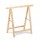 Cavalletto - 74 x 38 x 75 cm - 100 kg - legno - Garden Friend