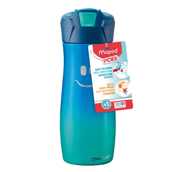 Borraccia Picnik Concept - acciaio inox - 580 ml - blu - Maped Borraccia Picnik Concept - acciaio inox - 580 ml - blu - Maped