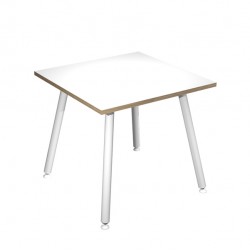 Scrivania Skinny Metal - 80 x 80 x H 74,4 cm - bianco