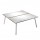 Scrivania Skinny Metal a 2 postazioni contrapp. - 140 x 166 cm - bianco
