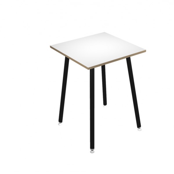 Tavolo alto Skinny Metal - 80 x 80 x 105 cm - nero/bianco Tavolo alto Skinny Metal - 80 x 80 x 105 cm - nero/bianco