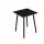 Tavolo alto Skinny Metal - 80 x 80 x 105 cm - nero/nero venato