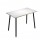 Tavolo alto Skinny Metal - 140 x 80 x 105 cm - nero/bianco