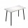 Tavolo alto Skinny Metal - 180 x 80 x 105 cm - nero/bianco