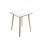Tavolo alto Woody - 80 x 80 x 105 cm - rovere/bianco