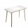 Tavolo alto Woody - 120 x 80 x 105 cm - rovere/bianco