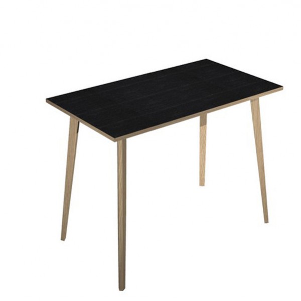 Tavolo alto Woody - 120 x 80 x 105 cm - rovere/nero venato Tavolo alto Woody - 120 x 80 x 105 cm - rovere/nero venato