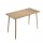 Tavolo alto Woody - 160 x 80 x 105 cm - rovere