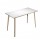 Tavolo alto Woody - 160 x 80 x 105 cm - rovere/bianco