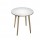 Tavolo rotondo alto Woody - diametro 100 cm - H 105 cm - rovere/bianco