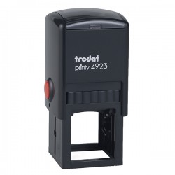 Timbro quadrato 4923 - personalizzabile - 30 x 30 mm - 7 righe - autoinchiostrante - Trodat